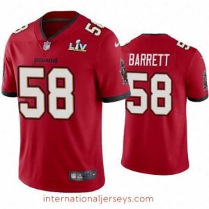 Outstanding Shaquil Barrett Buccaneers Red Super Bowl Lv Vapor Limited Jersey
