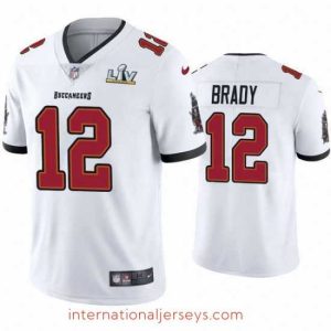 Exceptional Tom Brady Buccaneers White Super Bowl Lv Vapor Limited Jersey