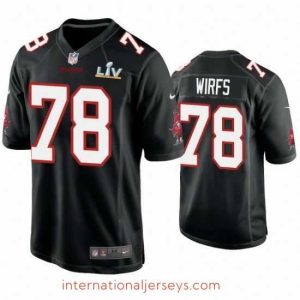 Superb Tristan Wirfs Buccaneers Black Super Bowl Lv Game Fashion Jersey