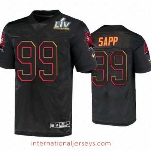 Superb Warren Sapp Tampa Bay Buccaneers Black Super Bowl Lv Jersey