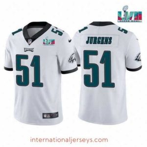 Premium Toddler Philadelphia Eagles 51 Cam Jurgens White Super Bowl LVII Vapor Untouchable Limited Stitched Jersey