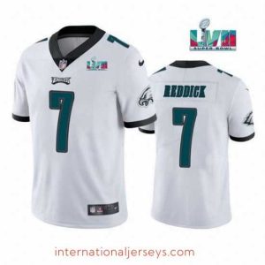 Top notch Toddler Philadelphia Eagles 7 Haason Reddick White Super Bowl LVII Patch Vapor Untouchable Limited Stitched Jersey