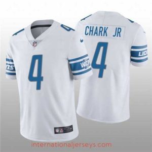 Premium Men's Detroit Lions #4 DJ Chark Jr. White Vapor Untouchable Limited Stitched Jersey