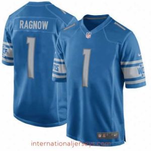 Top notch Men's Detroit Lions Frank Ragnow Nike Blue 2018 NFL Draft First Round Pick Elite Jersey