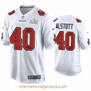Top notch Mike Alstott Buccaneers White Super Bowl Lv Game Fashion Jersey
