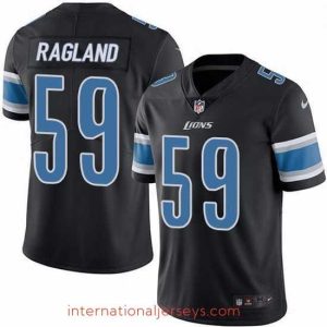 Superior Nike Detroit Lions 59 Reggie Ragland Black Stitched NFL Limited Rush Jersey