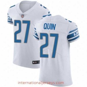 Exquisite Nike Lions #27 Glover Quin White Mens Stitched NFL Vapor Untouchable Elite Jersey