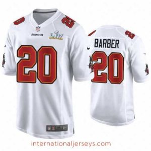 Exceptional Ronde Barber Buccaneers White Super Bowl Lv Game Fashion Jersey