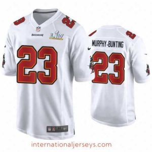 Deluxe Sean Murphy Bunting Buccaneers White Super Bowl Lv Game Fashion Jersey