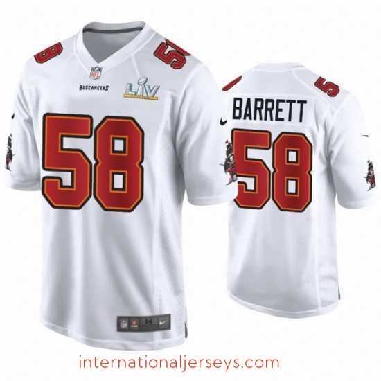 Exceptional Shaquil Barrett Buccaneers White Super Bowl Lv Game Fashion Jersey