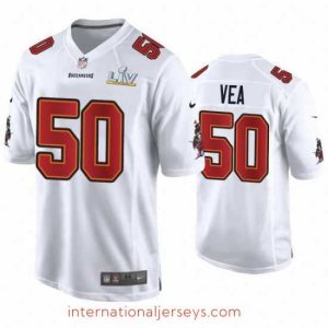 Top notch Vita Vea Buccaneers White Super Bowl Lv Game Fashion Jersey
