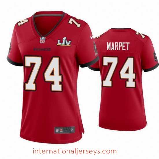 Top notch Ali Marpet Buccaneers Red Super Bowl Lv Game Jersey