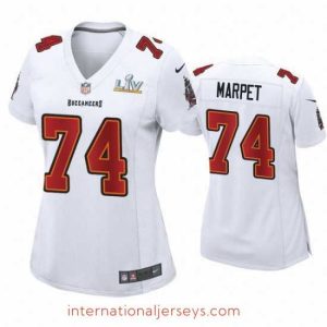 Exceptional Ali Marpet Buccaneers White Super Bowl Lv Game Fashion Jersey