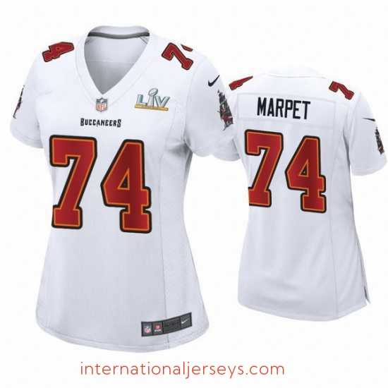 Exceptional Ali Marpet Buccaneers White Super Bowl Lv Game Fashion Jersey