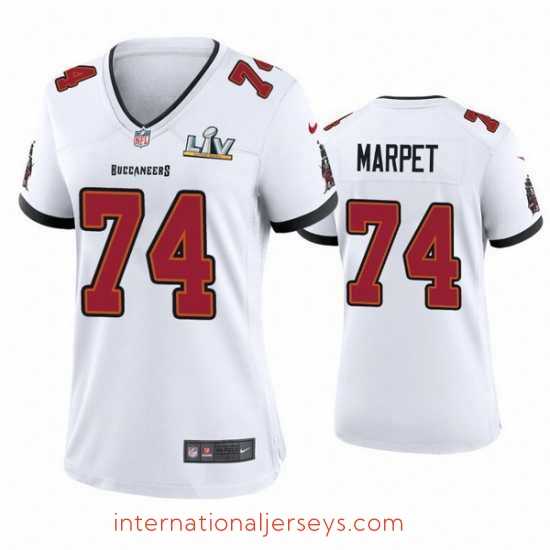 Top notch Ali Marpet Buccaneers White Super Bowl Lv Game Jersey