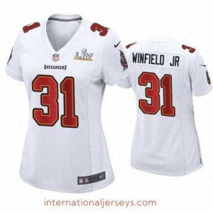 Premium Antoine Winfield Jr. Buccaneers White Super Bowl Lv Game Fashion Jersey