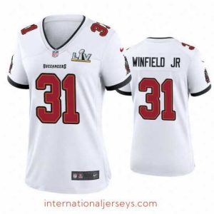 Superb Antoine Winfield Jr. Buccaneers White Super Bowl Lv Game Jersey
