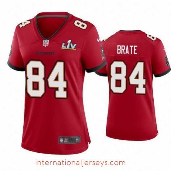 Finest Cameron Brate Buccaneers Red Super Bowl Lv Game Jersey