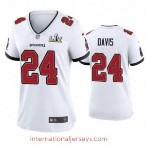 Superior Carlton Davis Buccaneers White Super Bowl Lv Game Jersey