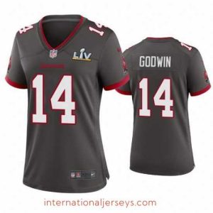 Exceptional Chris Godwin Buccaneers Pewter Super Bowl Lv Game Jersey