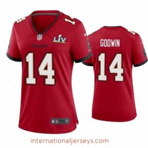 Deluxe Chris Godwin Buccaneers Red Super Bowl Lv Game Jersey