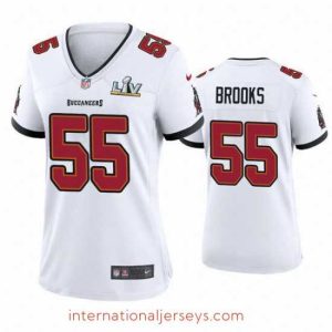 Premium Derrick Brooks Buccaneers White Super Bowl Lv Game Jersey