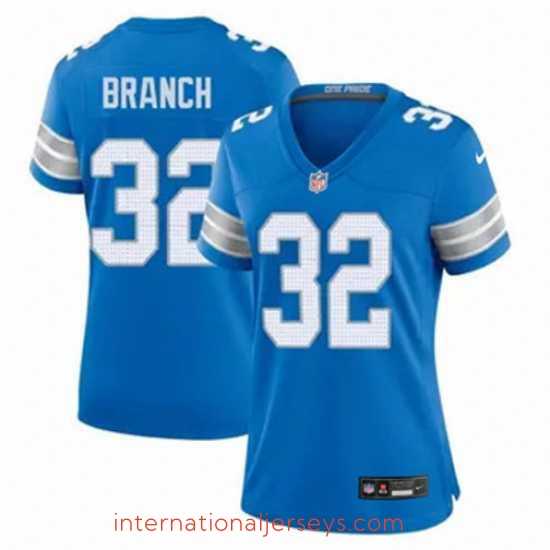 Exceptional Detroit Lions 32 Brian Branch Blue 2023 F.U.S.E Vapor Untouchable Limited Stitched Jersey