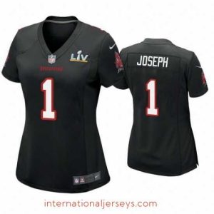 Top notch Greg Joseph Buccaneers Black Super Bowl Lv Game Fashion Jersey