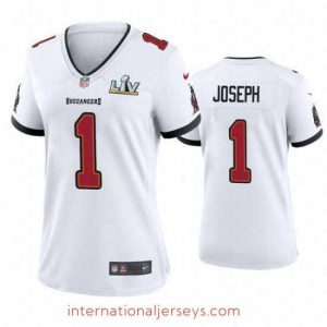 Deluxe Greg Joseph Buccaneers White Super Bowl Lv Game Jersey
