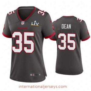 Outstanding Jamel Dean Buccaneers Pewter Super Bowl Lv Game Jersey