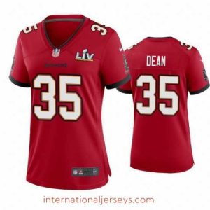 Exceptional Jamel Dean Buccaneers Red Super Bowl Lv Game Jersey