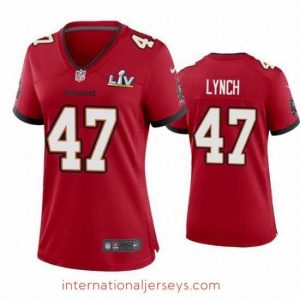 Finest John Lynch Buccaneers Red Super Bowl Lv Game Jersey