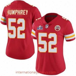 High quality Kansas City Chiefs 52 Creed Humphrey Red Vapor Untouchable Limited Stitched Football 2024 Super Bowl LVIII Jersey