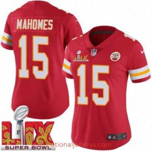 Premium Kansas City Chiefs Patrick Mahomes #15 Red 2024 2025 Super Bowl LIX F.U.S.E Stitched Jersey