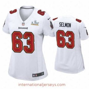Deluxe Lee Roy Selmon Buccaneers White Super Bowl Lv Game Fashion Jersey