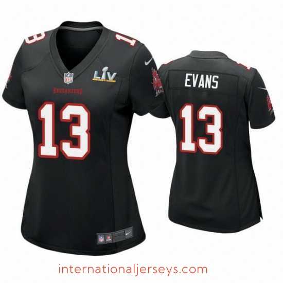 Premium Mike Evans Buccaneers Black Super Bowl Lv Game Fashion Jersey