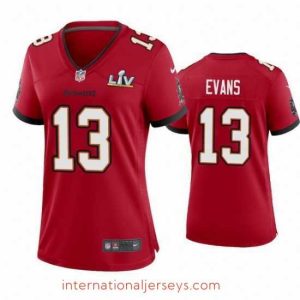 High quality Mike Evans Buccaneers Red Super Bowl Lv Game Jersey
