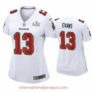 Exquisite Mike Evans Buccaneers White Super Bowl Lv Game Fashion Jersey