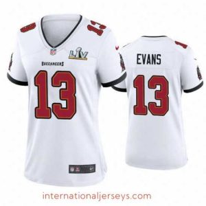 Premium Mike Evans Buccaneers White Super Bowl Lv Game Jersey