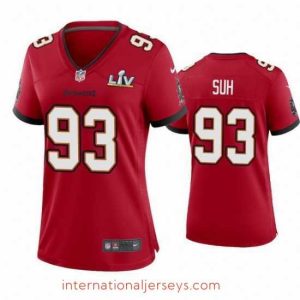 Top notch Ndamukong Suh Buccaneers Red Super Bowl Lv Game Jersey