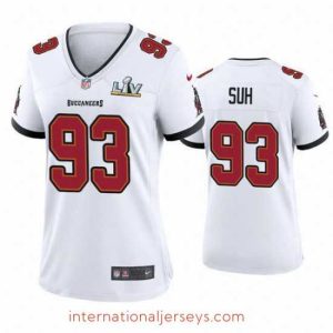 Superior Ndamukong Suh Buccaneers White Super Bowl Lv Game Jersey