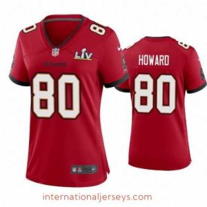 Finest O.J. Howard Buccaneers Red Super Bowl Lv Game Jersey