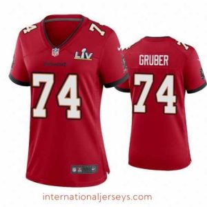 Exquisite Paul Gruber Buccaneers Red Super Bowl Lv Game Jersey