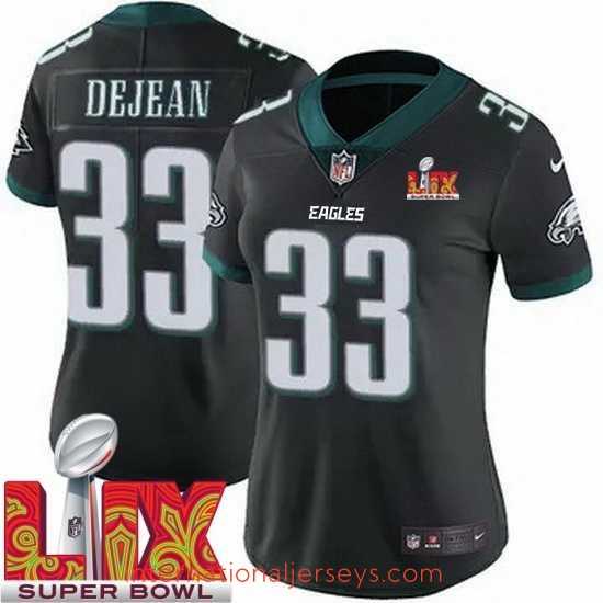 Superior Philadelphia Eagles Cooper DeJean #33 Black 2024 2025 Super Bowl LIX F.U.S.E Stitched NFL Jersey