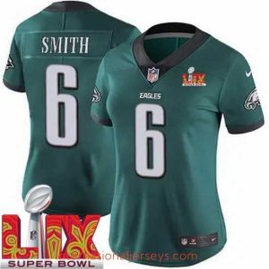 Superior Philadelphia Eagles DeVonta Smith #6 Green 2024 2025 Super Bowl LIX F.U.S.E Stitched NFL Jersey