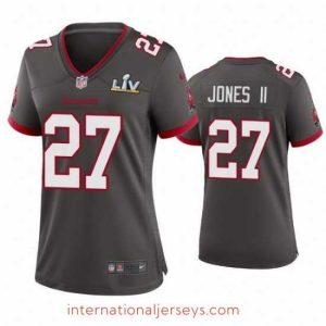 Outstanding Ronald Jones Ii Buccaneers Pewter Super Bowl Lv Game Jersey