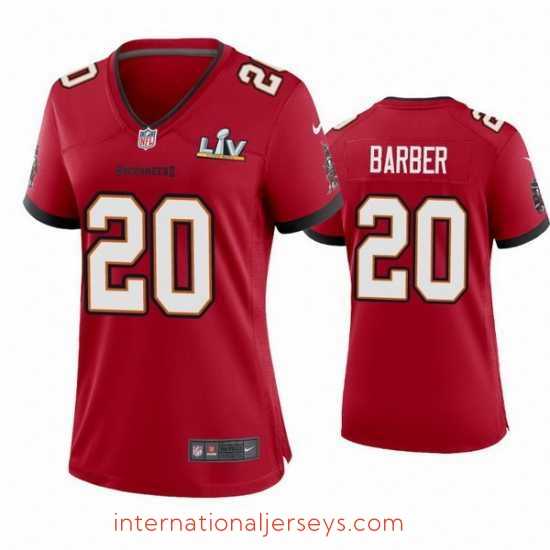 Premium Ronde Barber Buccaneers Red Super Bowl Lv Game Jersey