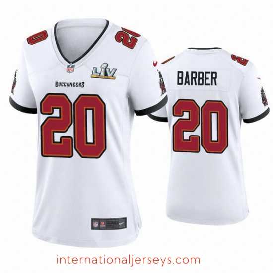 High quality Ronde Barber Buccaneers White Super Bowl Lv Game Jersey