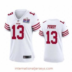 Superior San Francisco 49ers 13 Brock Purdy White 2023 F.U.S.E  Vapor Untouchable Limited Stitched Football 2024 Super Bowl LVIII Jersey