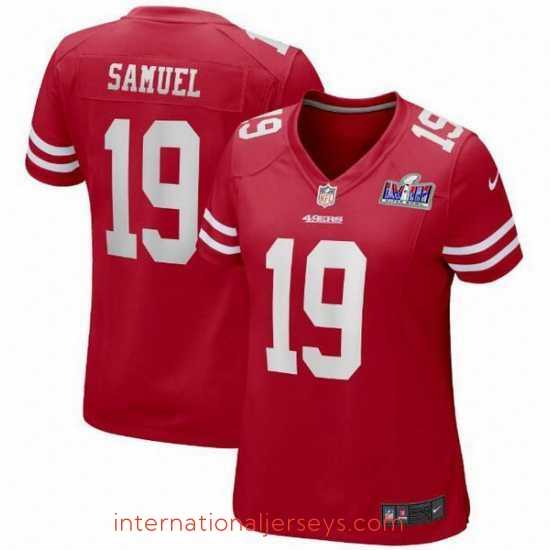 Premium San Francisco 49ers 19 Deebo Samuel Red 2023 F.U.S.E Vapor Untouchable Limited Stitched Football 2024 Super Bowl LVIII Jersey